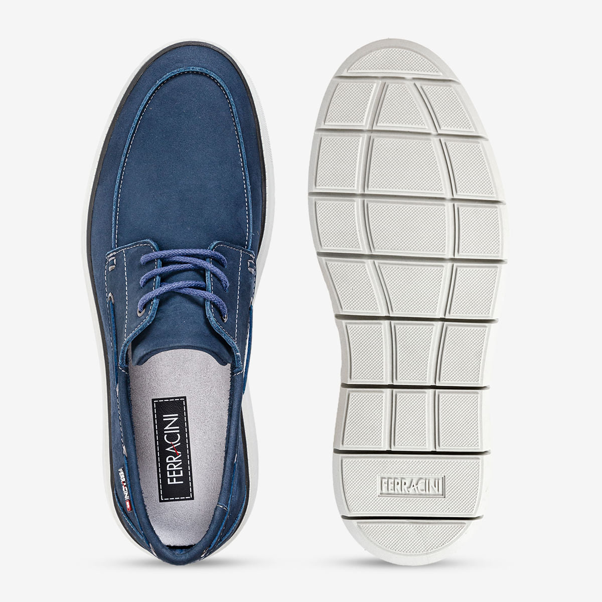 Mocassim Masculino de Couro Marinho Prisma - Image 3
