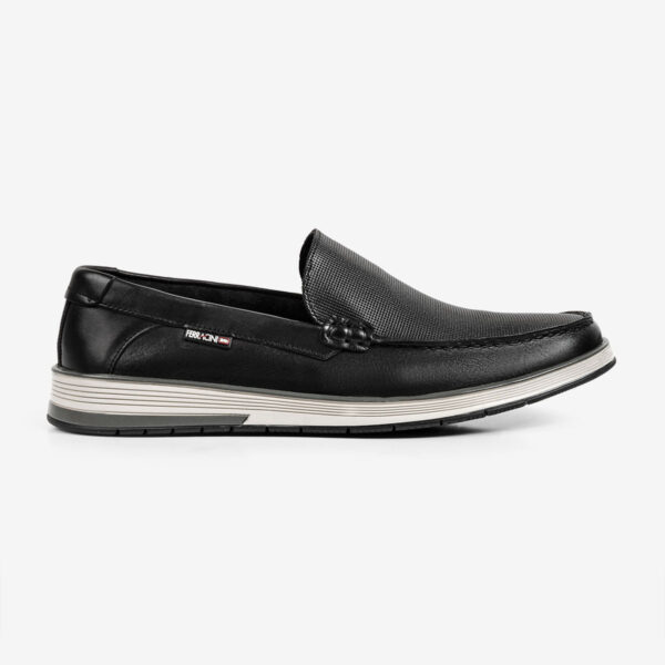 Mocassim Masculino Preto de Couro Ultra Summer