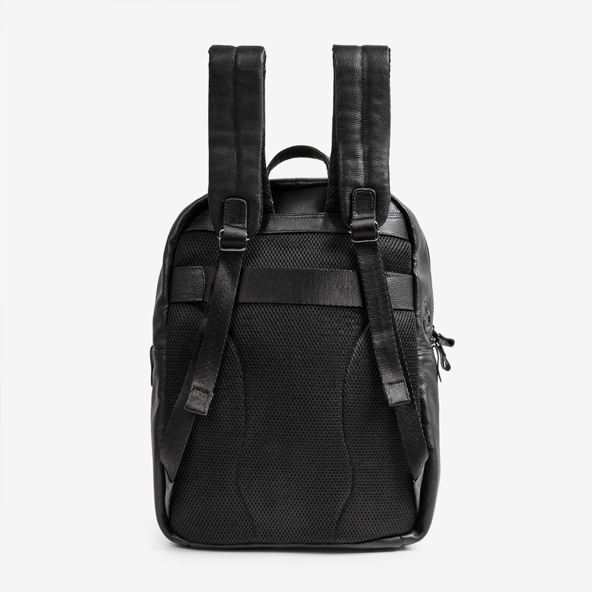 Mochila Masculina Preta de Couro Carbenet | Ferracini - Image 4