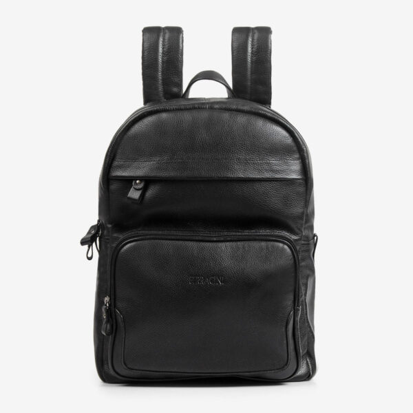 Mochila Masculina Preta de Couro Carbenet | Ferracini