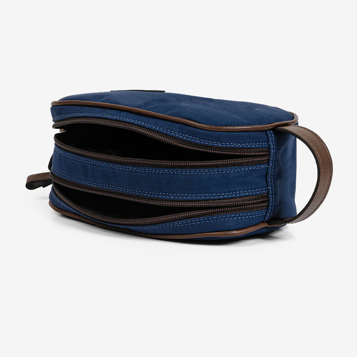 Necessaire em Lona e Detalhes em Couro - Image 3