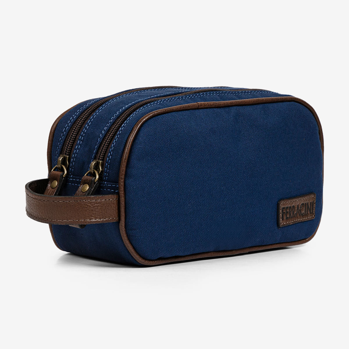 Necessaire em Lona e Detalhes em Couro - Image 4