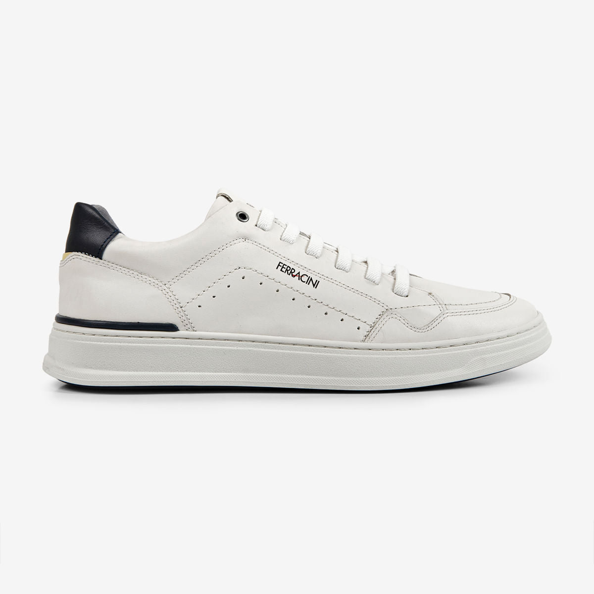 Sapatênis Esportivo Masculino Branco Gold | Ferracini