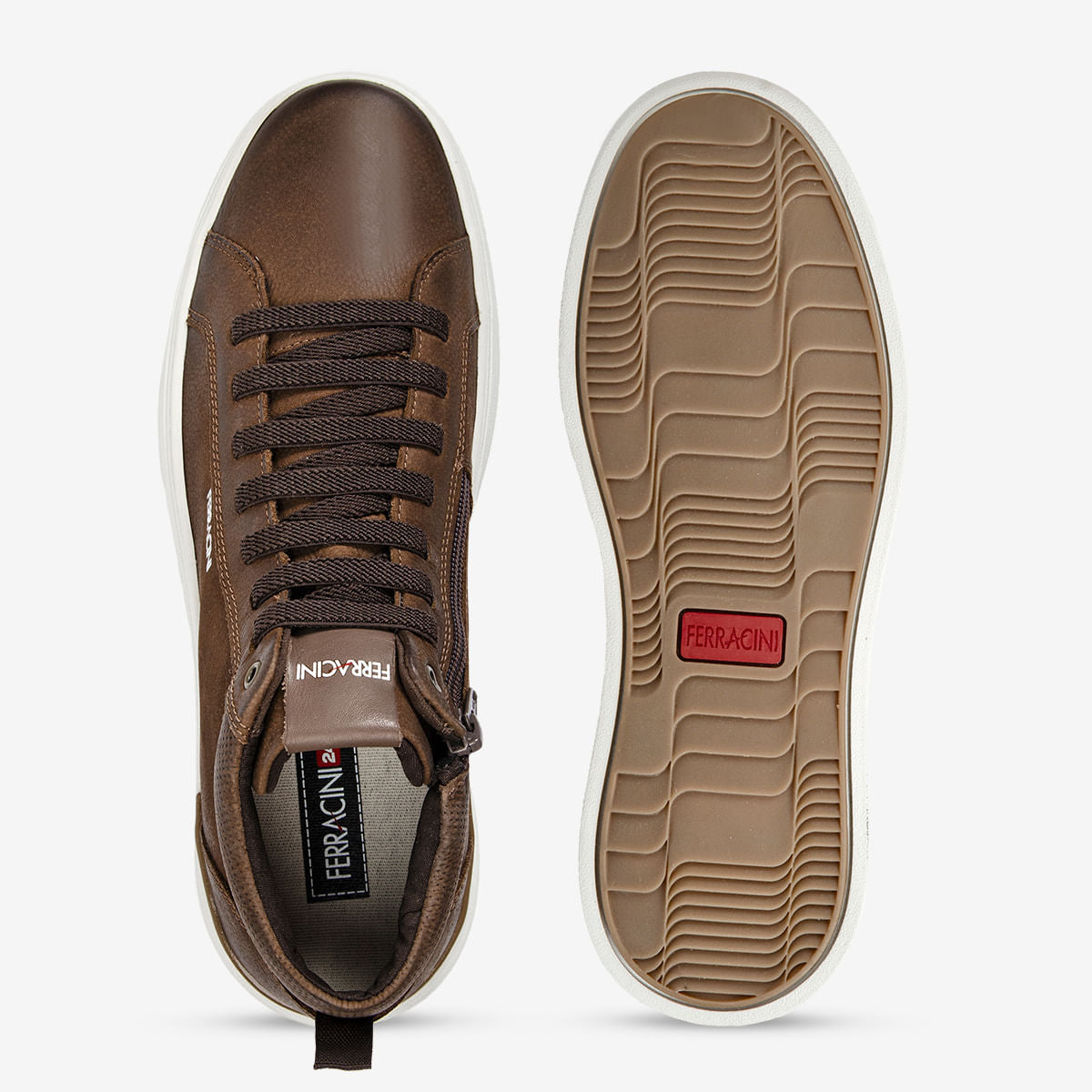 Sapatênis Masculino Marrom Chocolate Gold | Ferracini - Image 3