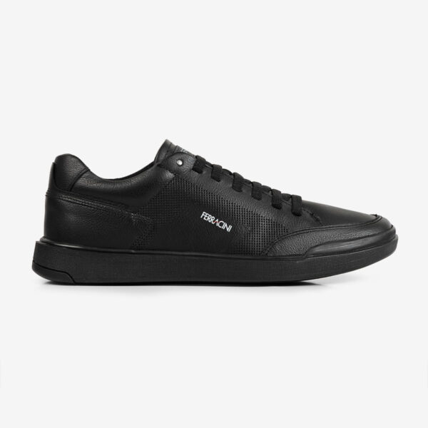 Sapatênis Masculino de Couro Preto Star | Ferracini