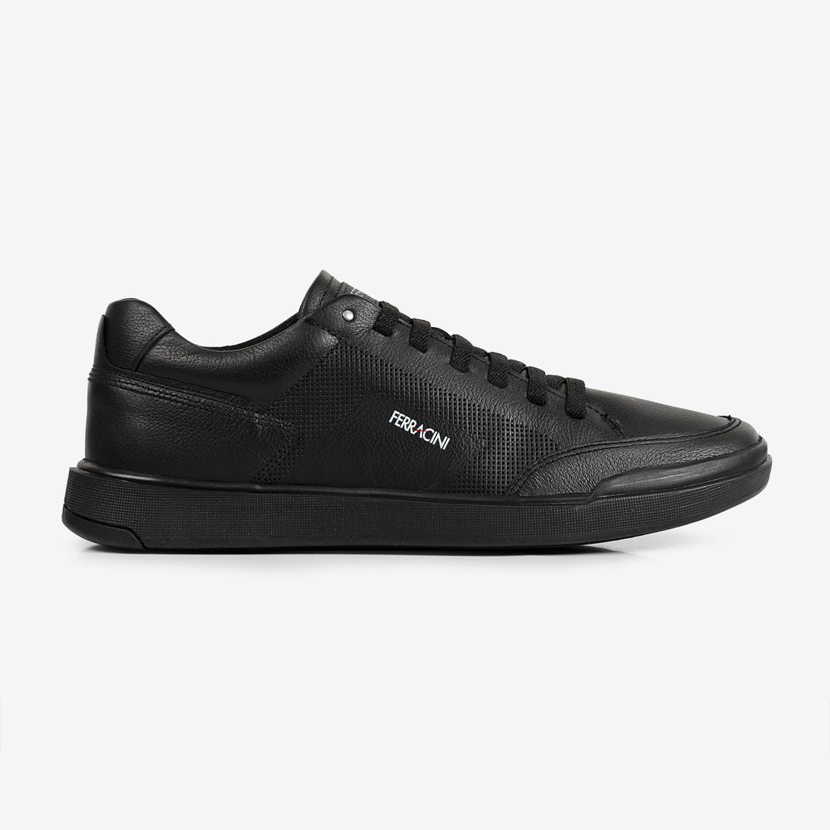 Sapatênis Masculino de Couro Preto Star | Ferracini