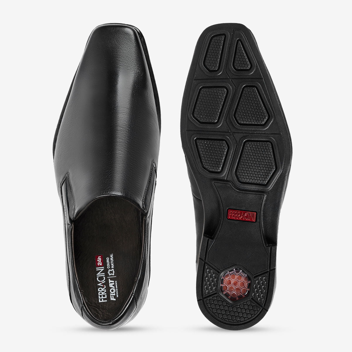 Sapato Masculino de Couro Preto Ambience | Ferracini - Image 3