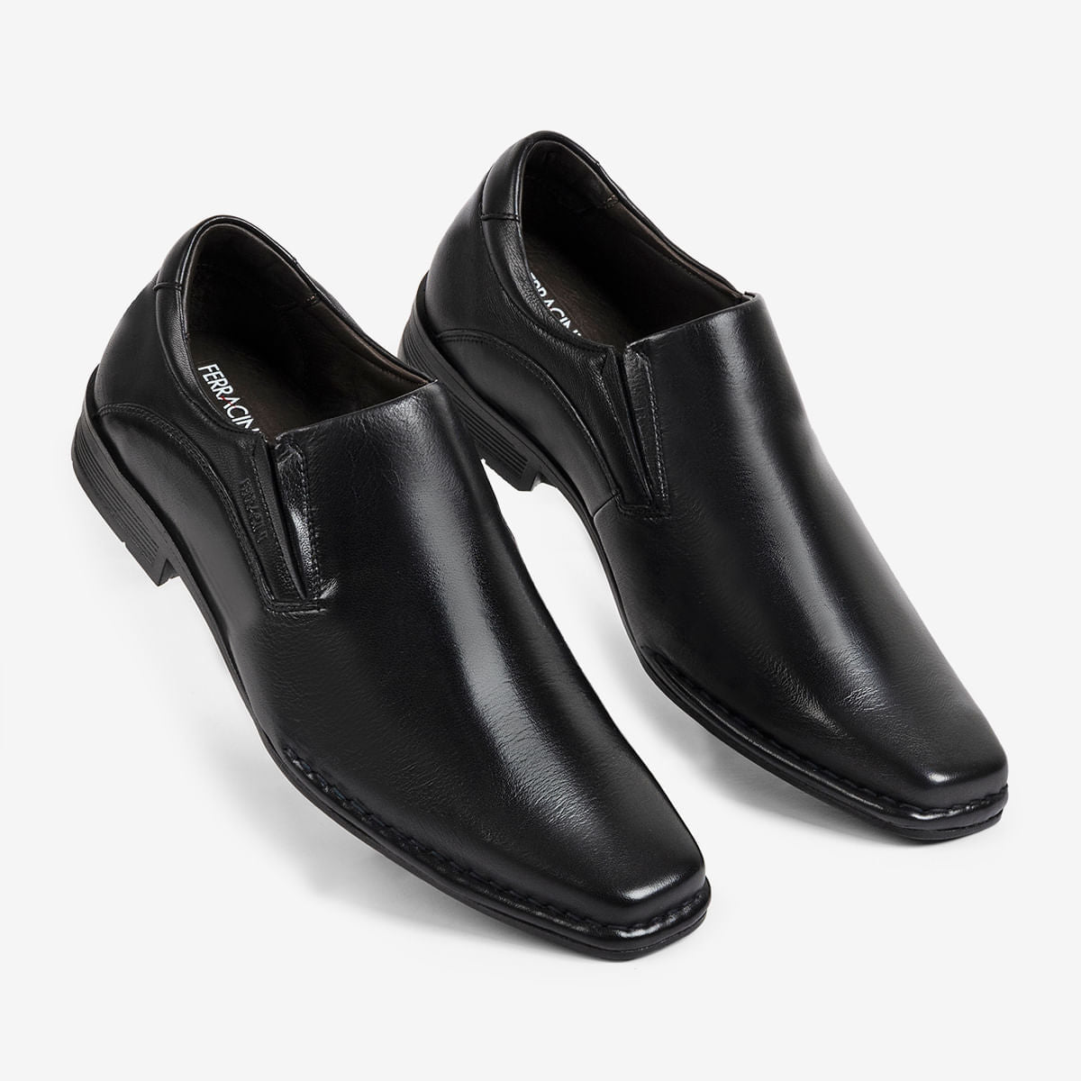 Sapato Masculino de Couro Preto Ambience | Ferracini - Image 2