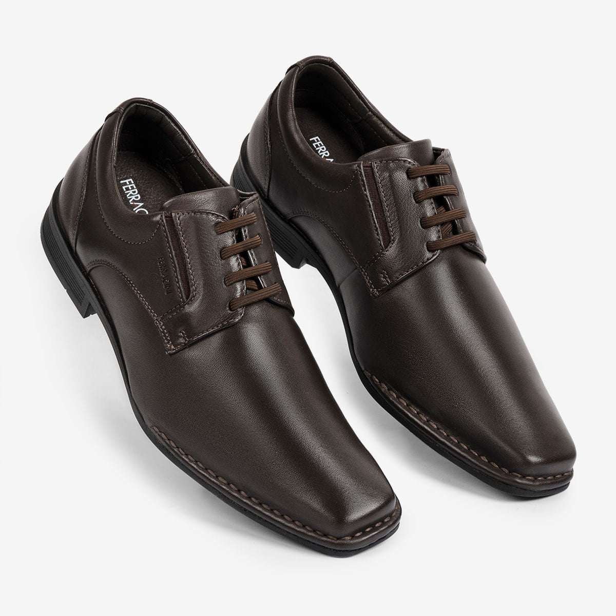 Sapato Masculino de Couro Café Ambience | Ferracini - Image 2