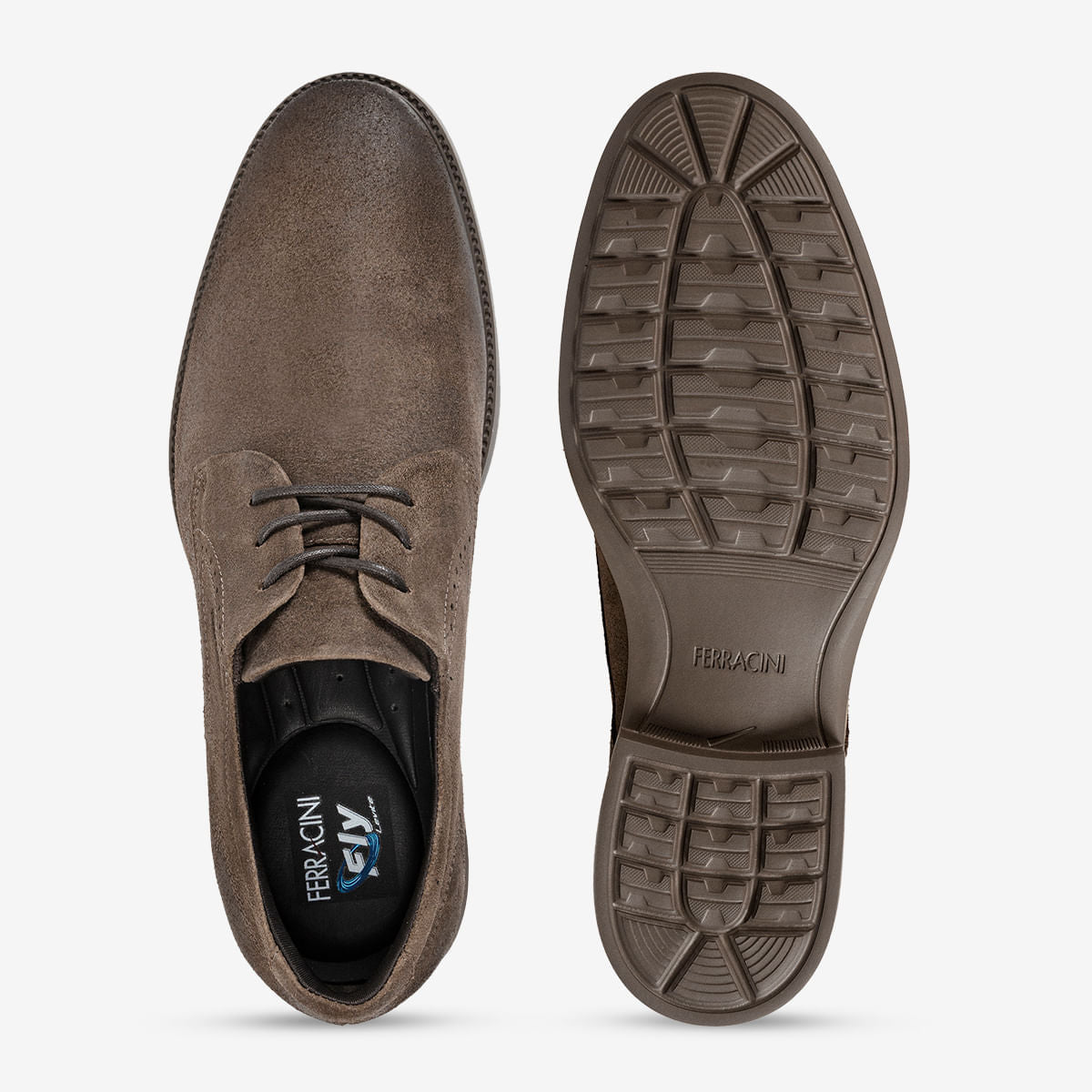 Sapato Masculino de Couro Chocolate Bali | Ferracini - Image 3