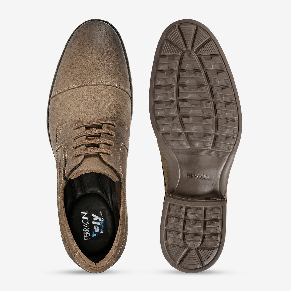 Sapato Masculino de Couro Preto Ferrugem | Ferracini - Image 3