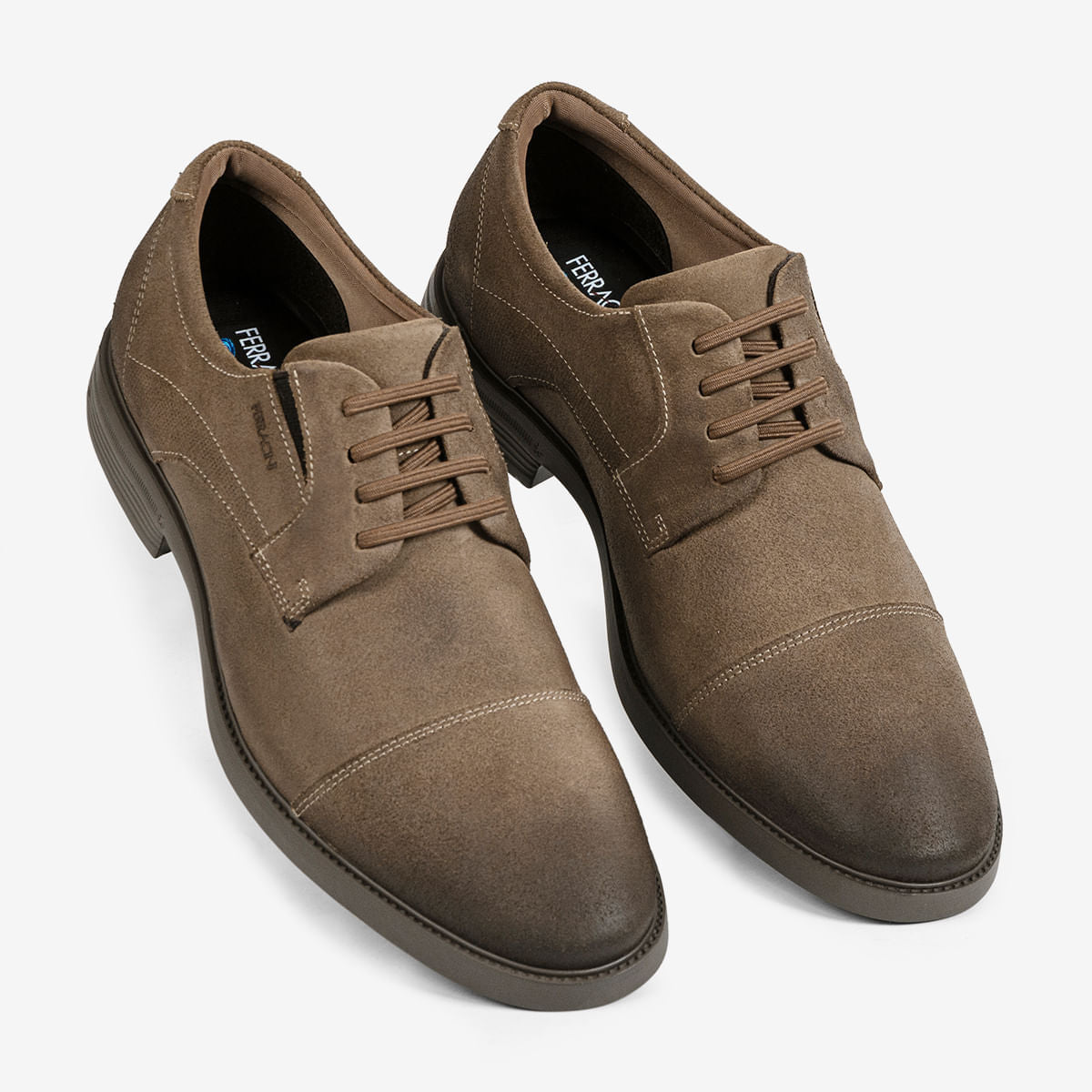 Sapato Masculino de Couro Preto Ferrugem | Ferracini - Image 2