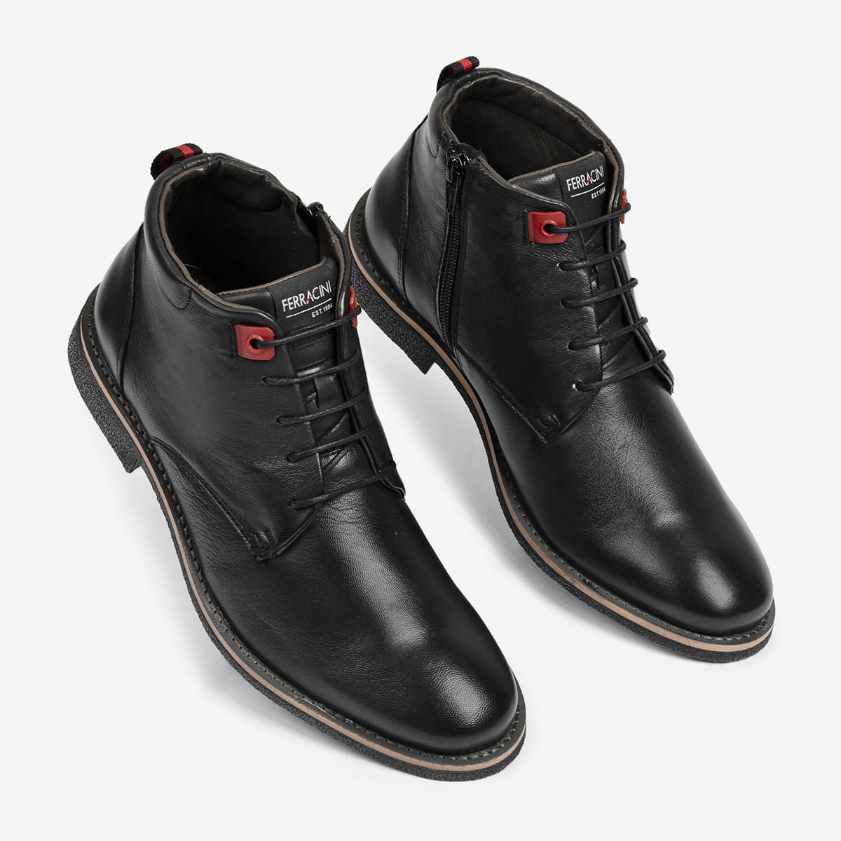 Bota Masculina de Couro Preta Bangkok Classic | Ferracini - Image 2