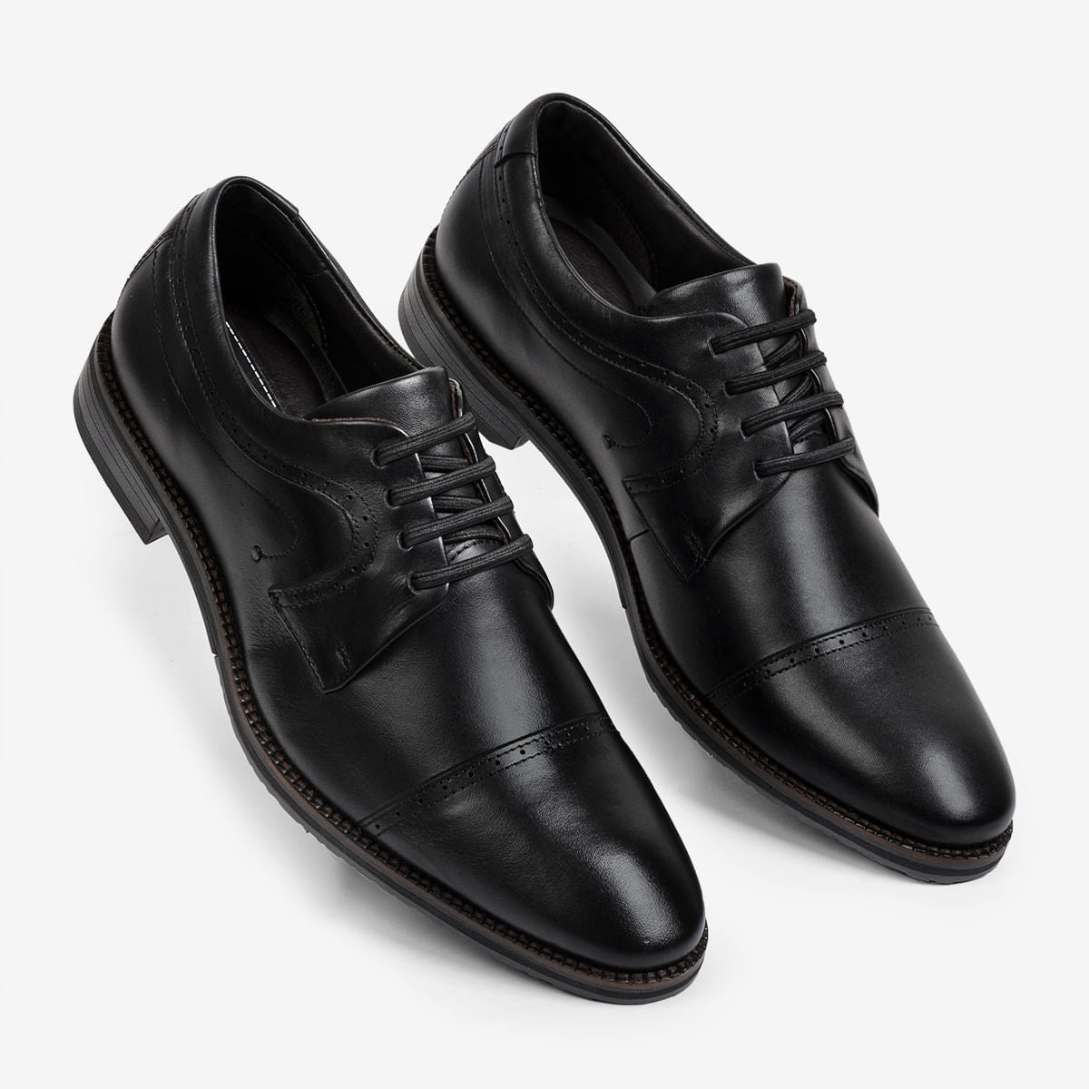 Sapato Masculino de Couro Preto Bentley | Ferracini - Image 2
