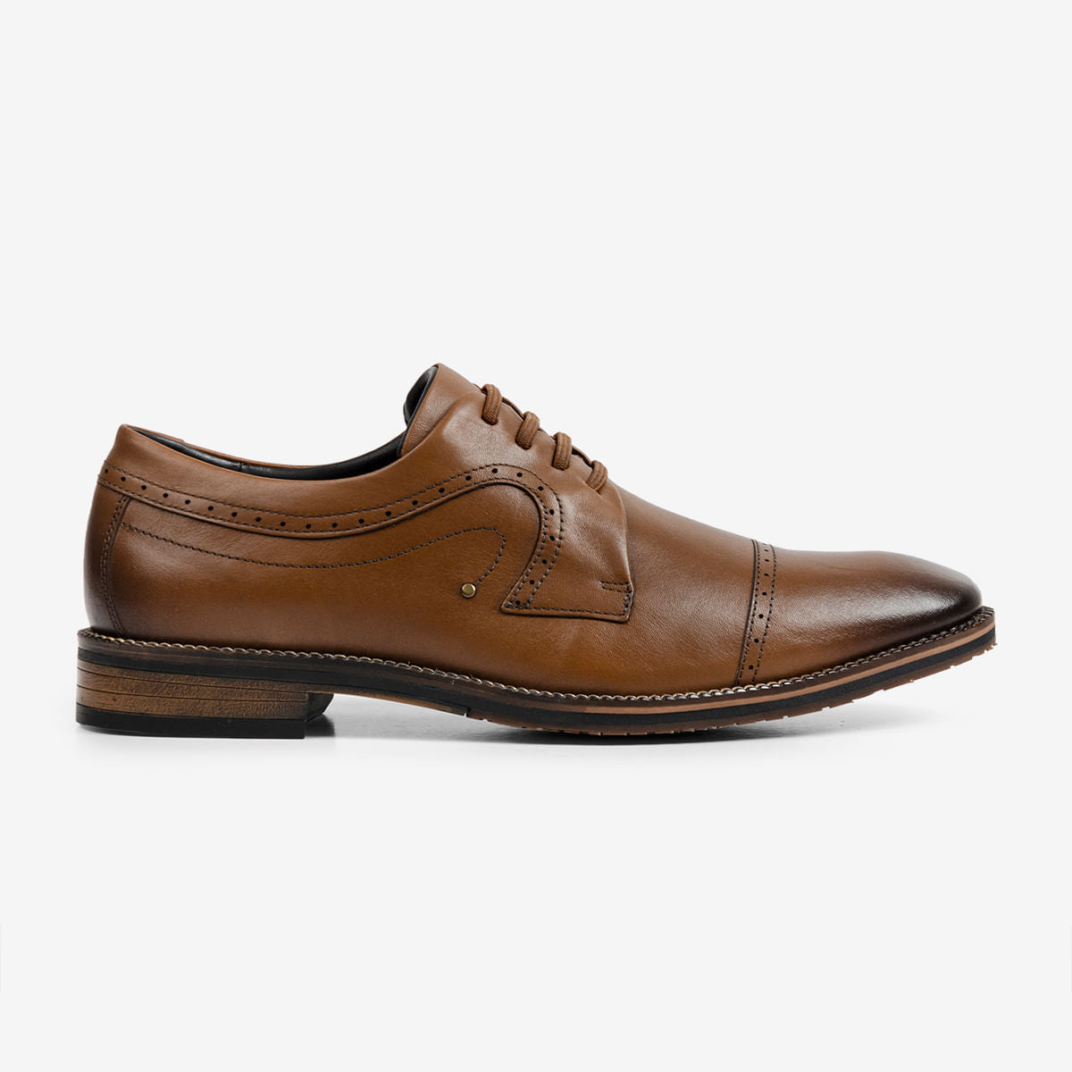 Sapato Masculino de Couro Whisky Bentley | Ferracini