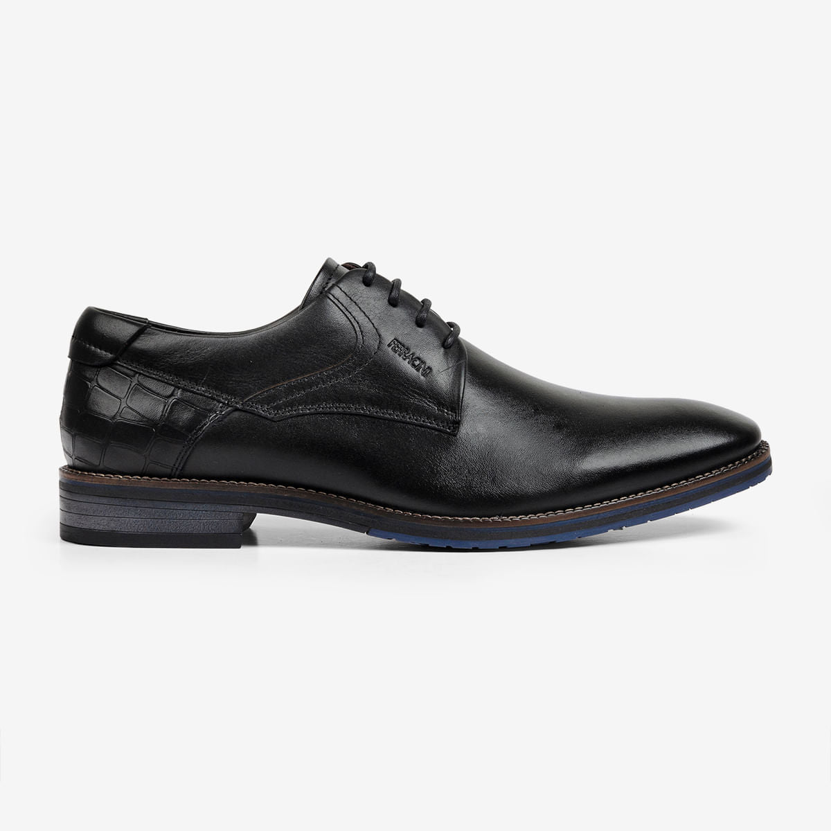 Sapato Masculino de Couro Preto Bentley | Ferracini