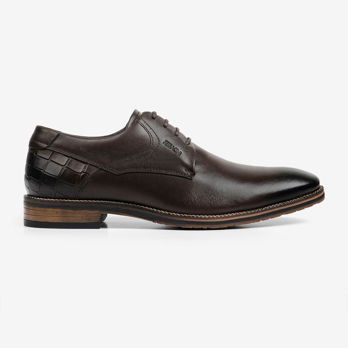 Sapato Masculino de Couro Tabaco Bentley | Ferracini