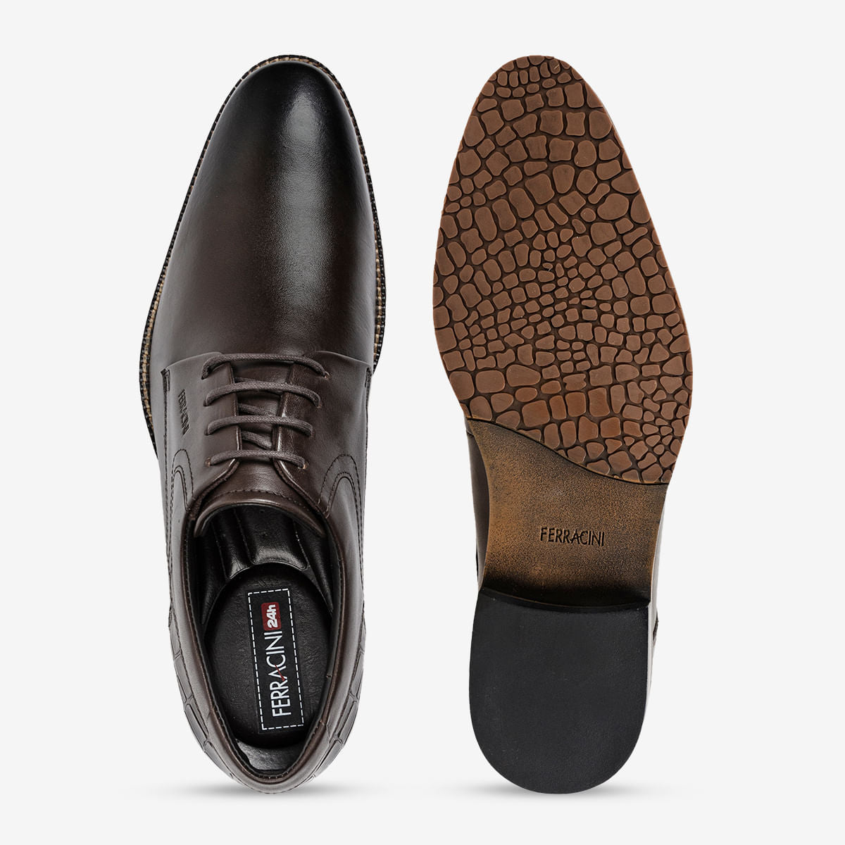 Sapato Masculino de Couro Tabaco Bentley | Ferracini - Image 3