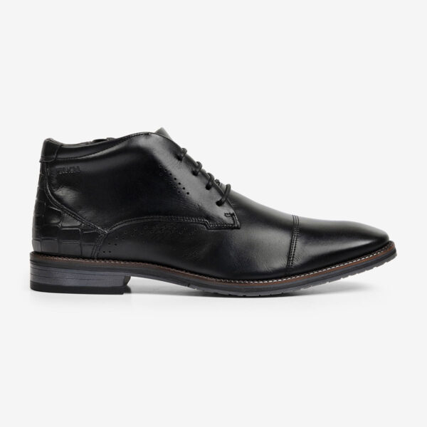 Sapato Masculino de Couro Preto Bentley | Ferracini