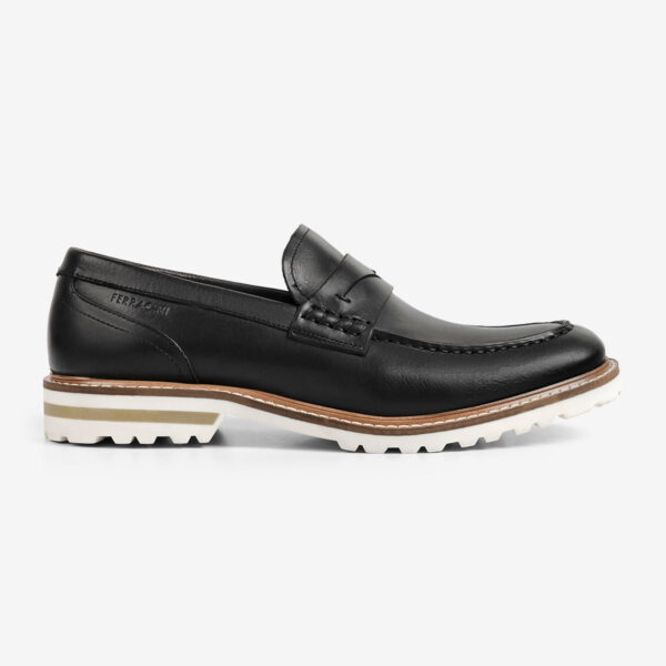 Sapato Masculino de Couro Preto Cincy | Ferracini