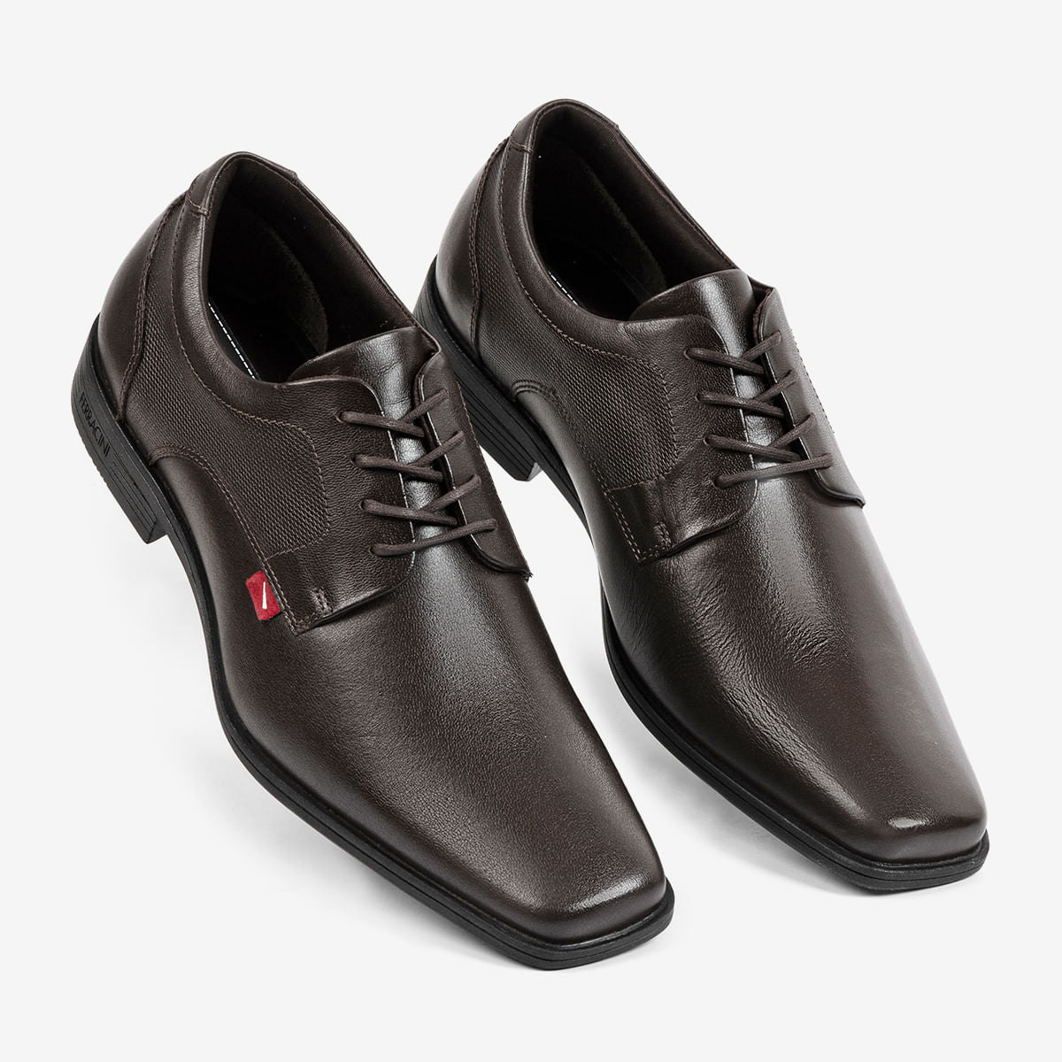 Sapato Masculino de Couro Mogno Doha | Ferracini - Image 2