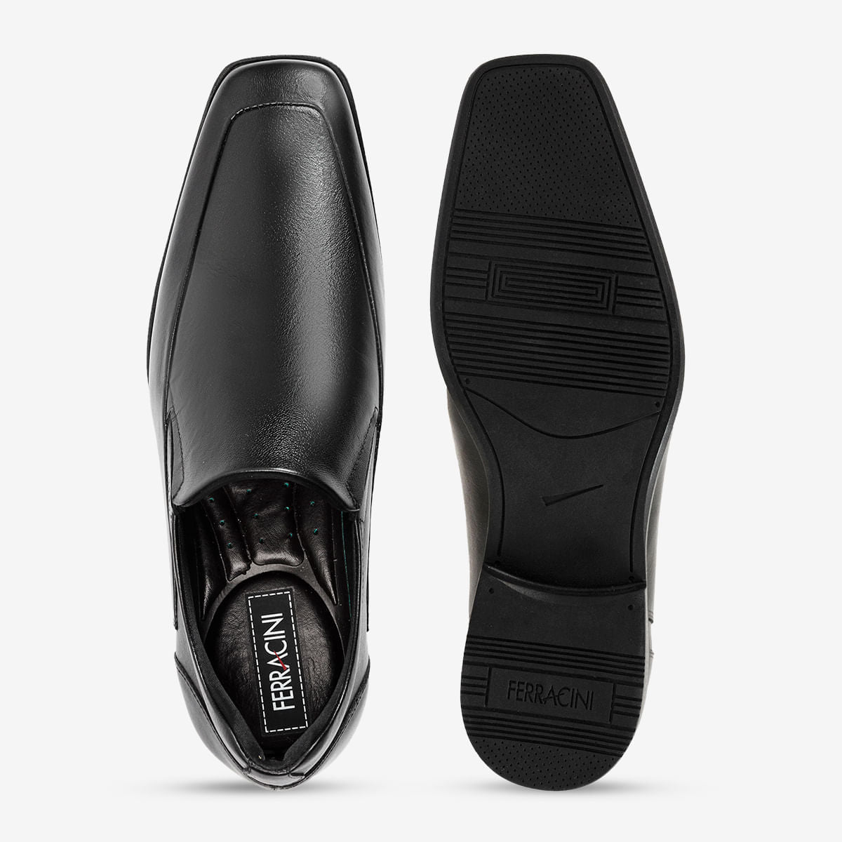 Sapato Masculino de Calçar Preto Doha | Ferracini - Image 3