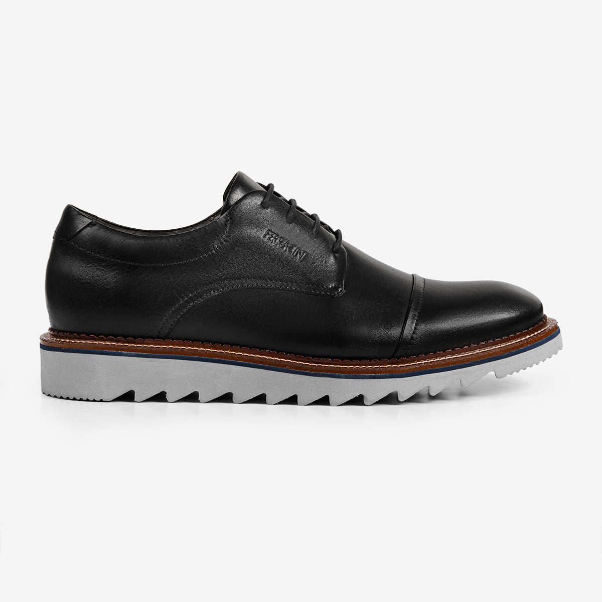 Sapato Masculino de Couro Preto Filadélfia | Ferracini