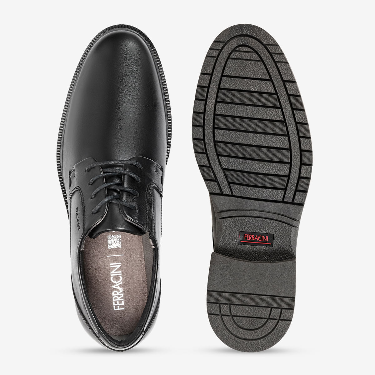 Sapato Masculino de Couro Preto Firenze | Ferracini - Image 3