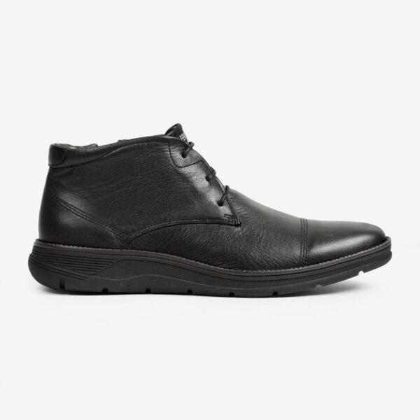 Bota Casual Masculina de Couro Preta Fluence | Ferracini
