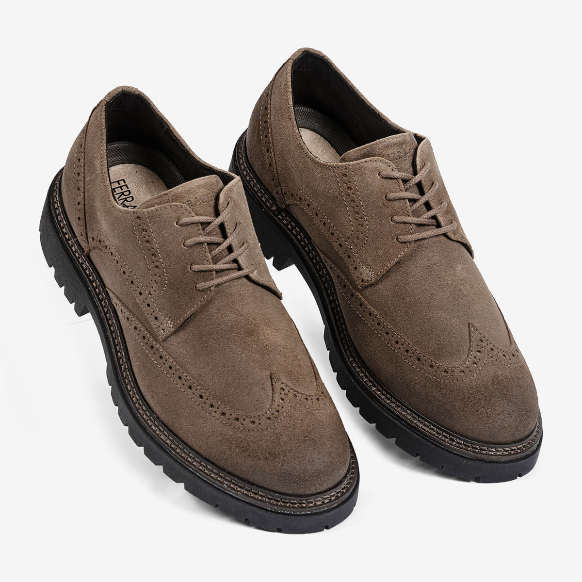 Sapato Casual de Couro Masculino Ferrugem Forest | Ferracini - Image 3