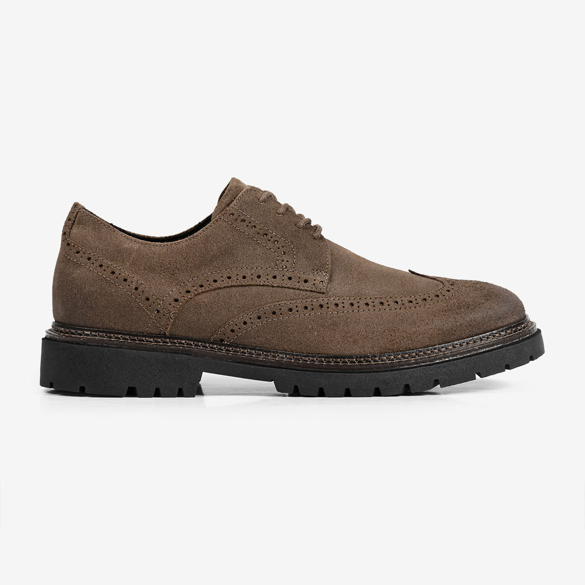 Sapato Casual de Couro Masculino Ferrugem Forest | Ferracini
