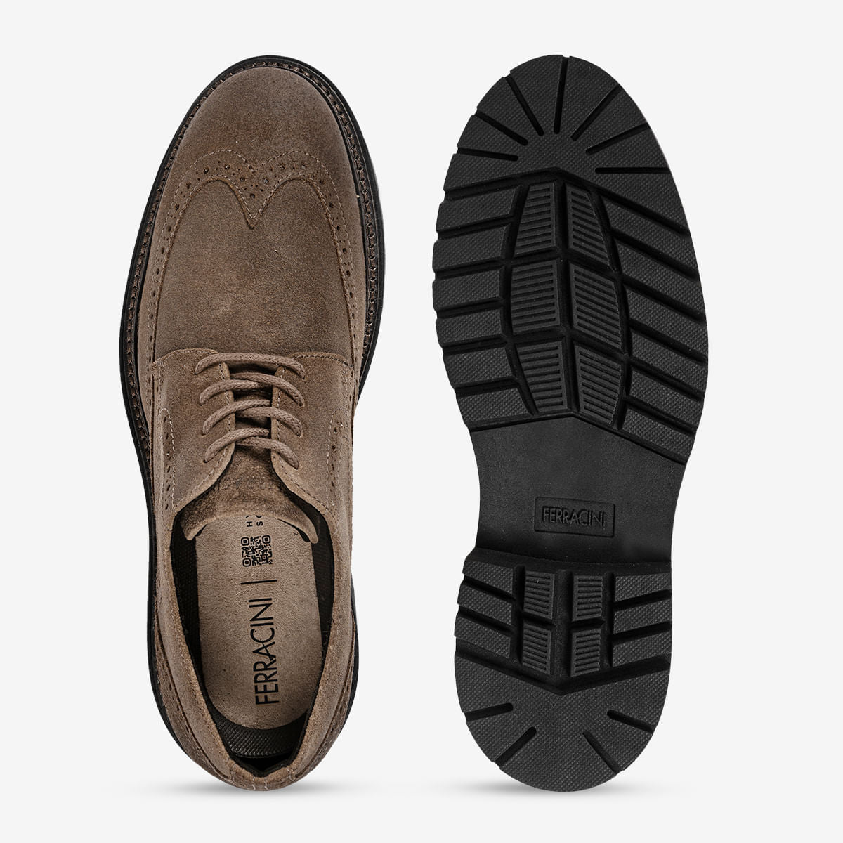 Sapato Casual de Couro Masculino Ferrugem Forest | Ferracini - Image 4