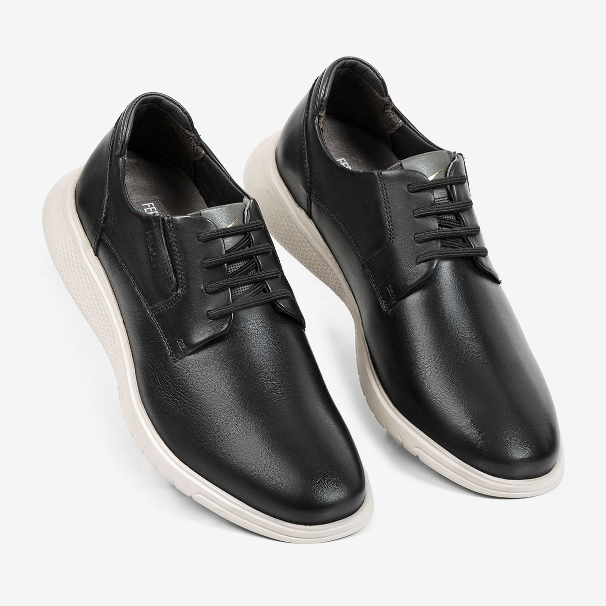 Sapato Masculino de Couro Preto Glover | Ferracini - Image 3