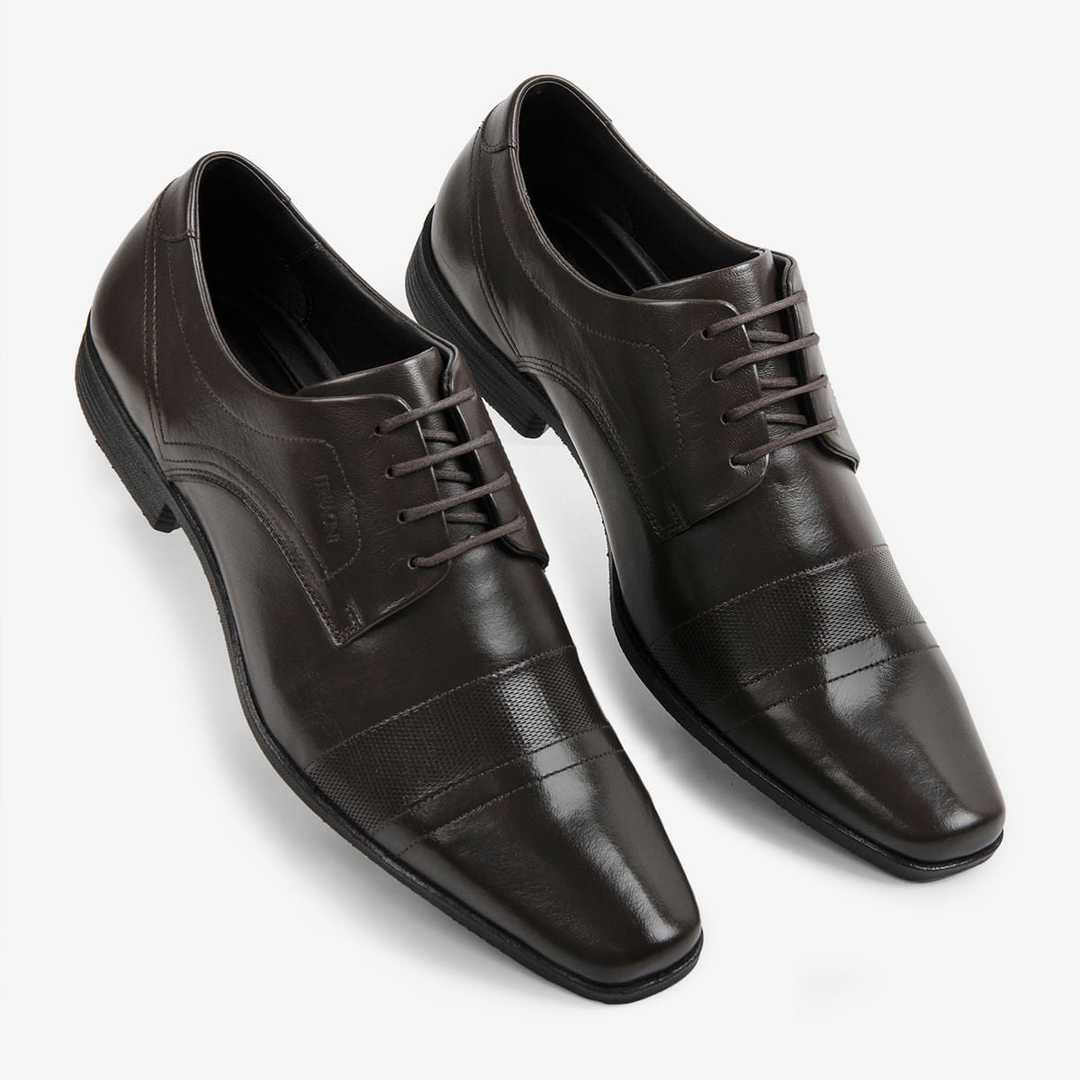Sapato Masculino de Couro Café Claro Liverpool | Ferracini - Image 2