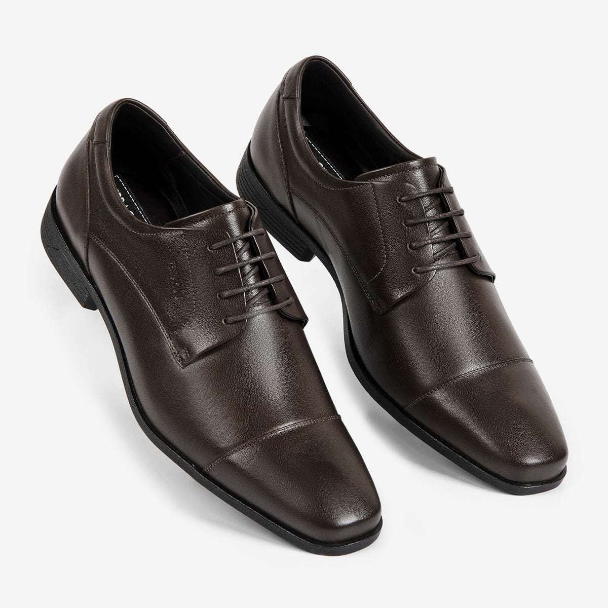 Sapato Masculino de Couro Mogno London | Ferracini - Image 2