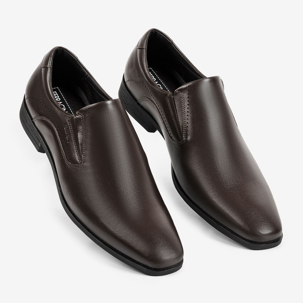 Sapato Masculino de Couro Mogno London | Ferracini - Image 2