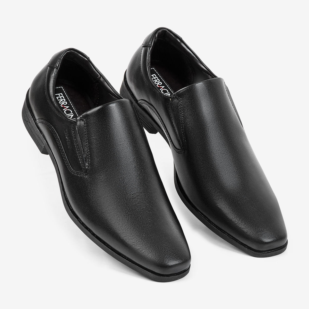 Sapato Masculino de Couro Preto London | Ferracini - Image 2