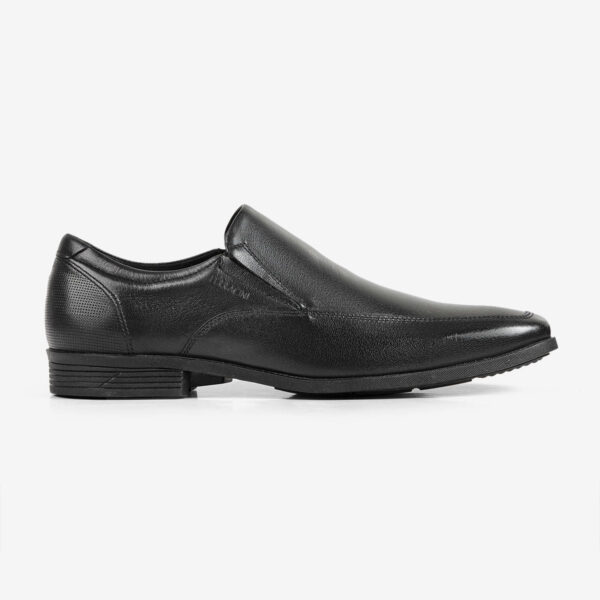 Sapato Social Masculino de Couro Preto London | Ferracini