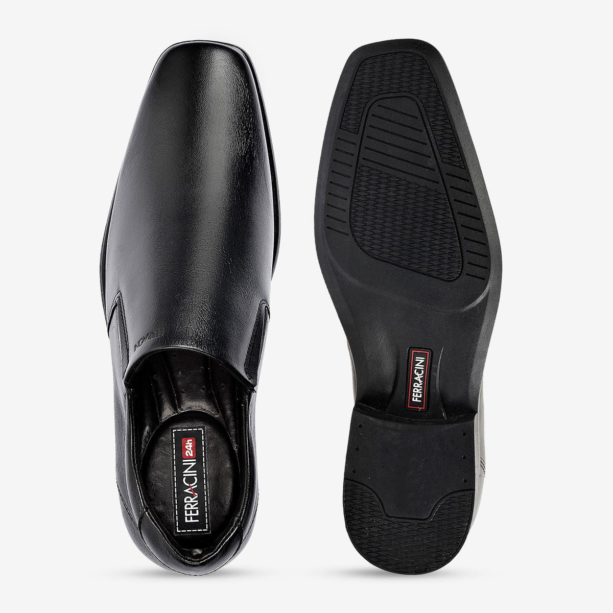 Sapato Masculino de Couro Preto Melnik | Ferracini - Image 3