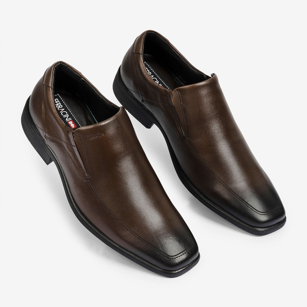 Sapato Masculino de Couro Conhaque Melnik | Ferracini - Image 2
