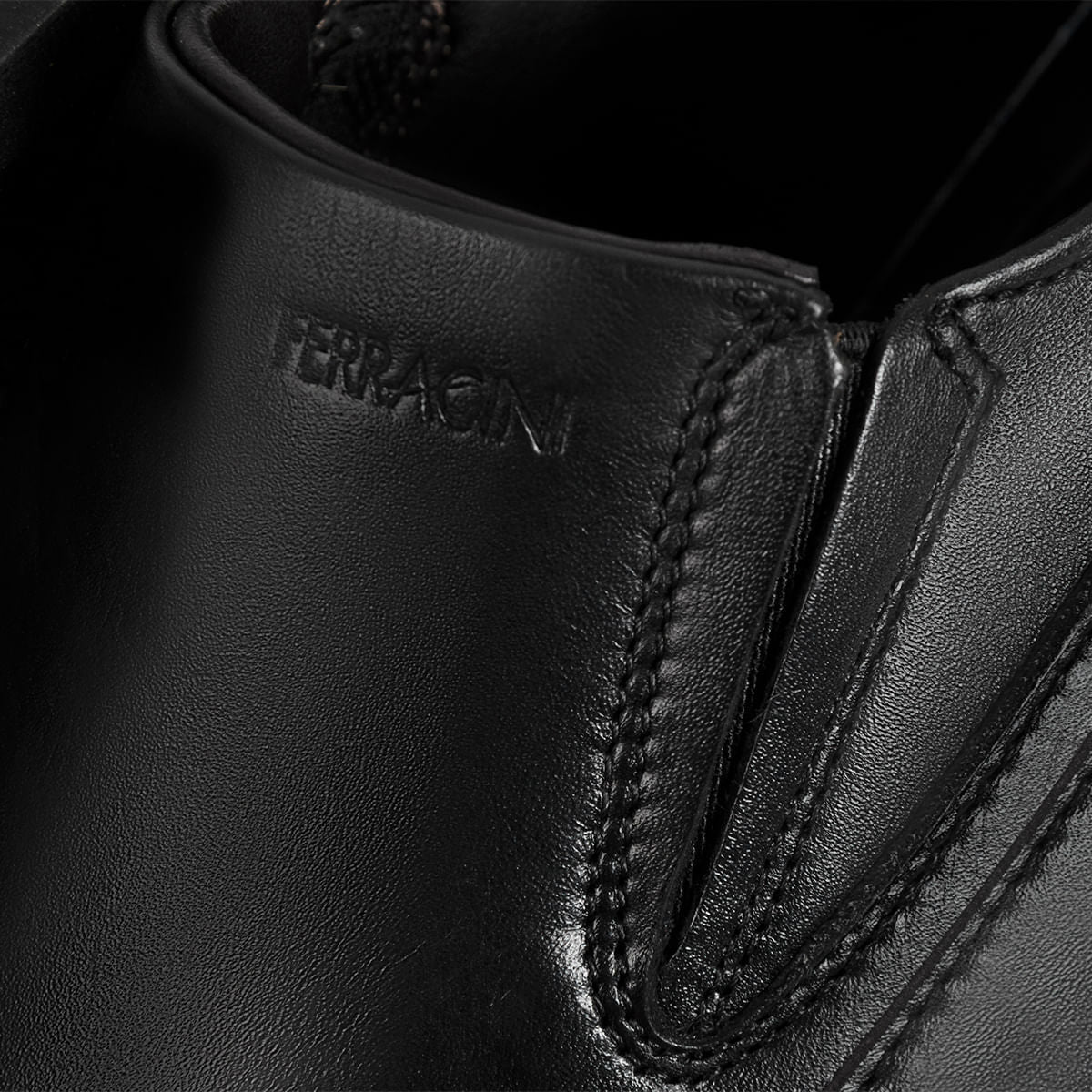 Sapato Masculino de Couro Preto Melnik | Ferracini - Image 4