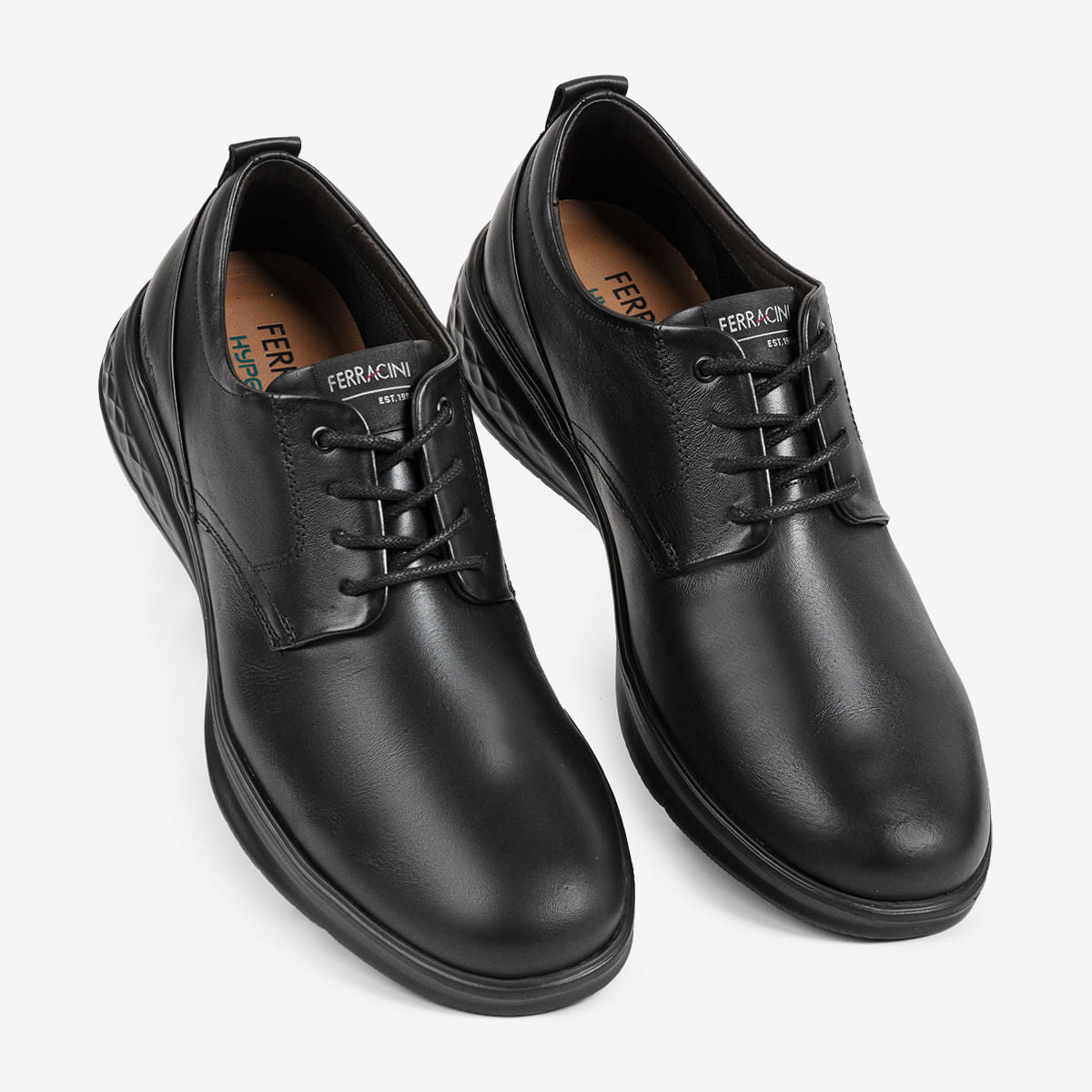 Sapato Masculino de Couro Preto Porter | Ferracini - Image 3