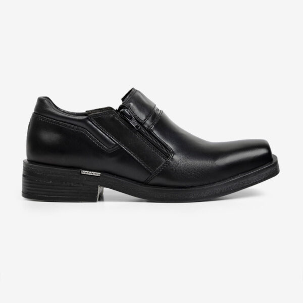 Sapato Masculino de Couro Preto com Zíper Urban Way | Ferracini