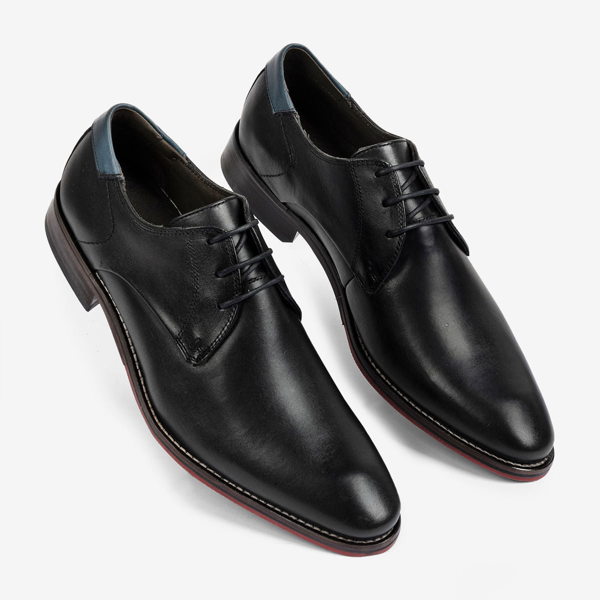 Sapato Social Masculino de Couro Preto Caravaggio | Ferracini - Image 2