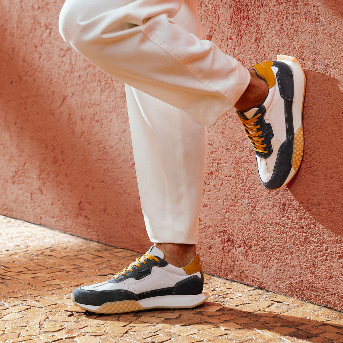 Tênis Sneaker Masculino de Couro Chumbo Racer | Ferracini - Image 2