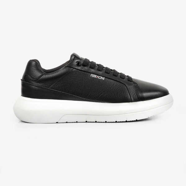 Sneaker Masculino de Couro Preto Energy | Ferracini