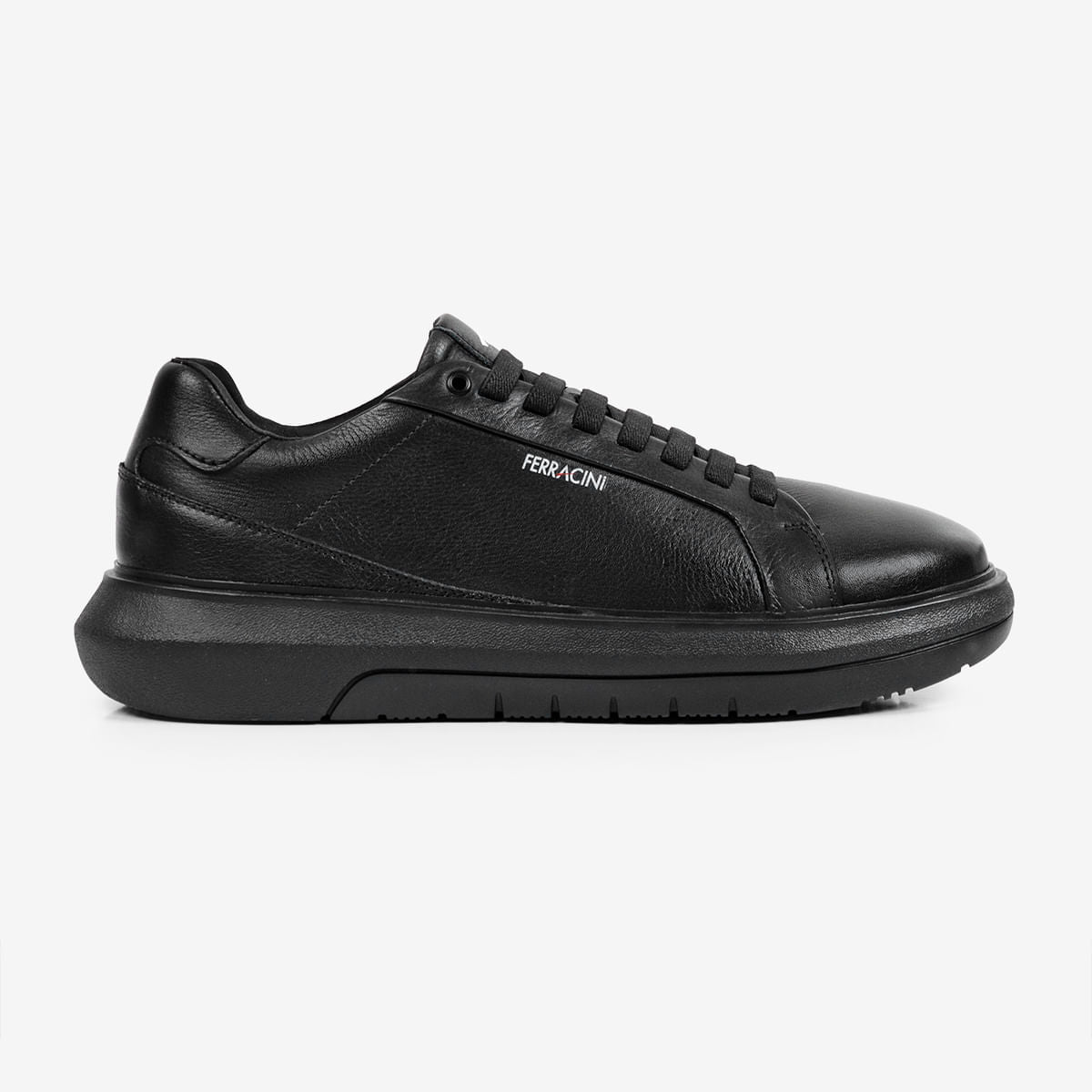 Sneaker Masculino de Couro Preto Energy | Ferracini