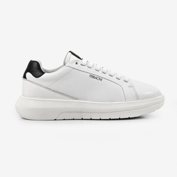 Sneaker Masculino de Couro Branco Energy | Ferracini