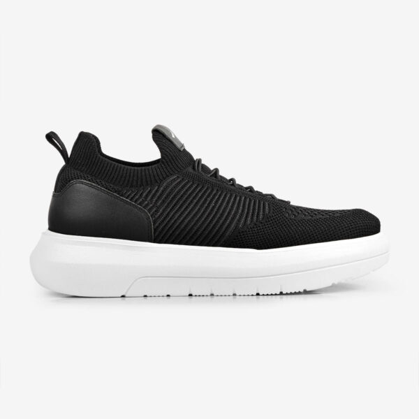 Sneaker Masculino em Knit Preto Energy