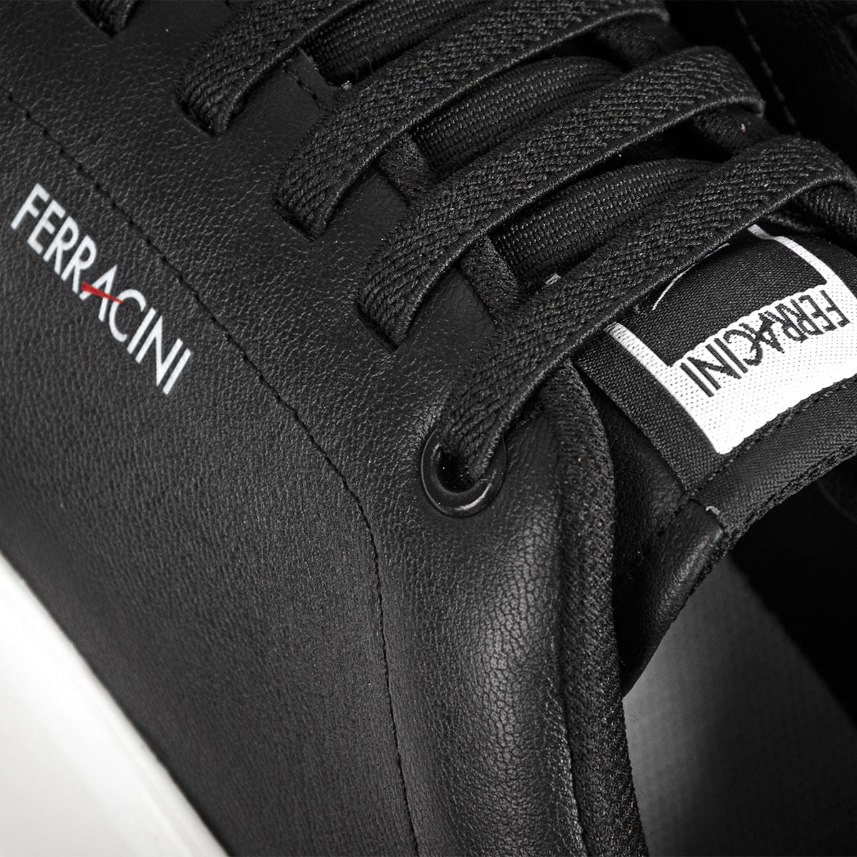 Sneaker Masculino em Couro Preto Flip | Ferracini - Image 5
